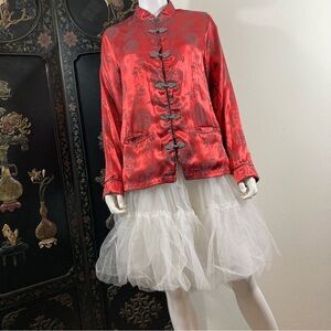 Carol Little Intimates 1990’s Dragon Print Top, Jacket